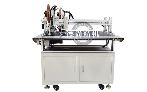 包裝彩盒雙頭全自動貼雙面膠機 德尚制造！